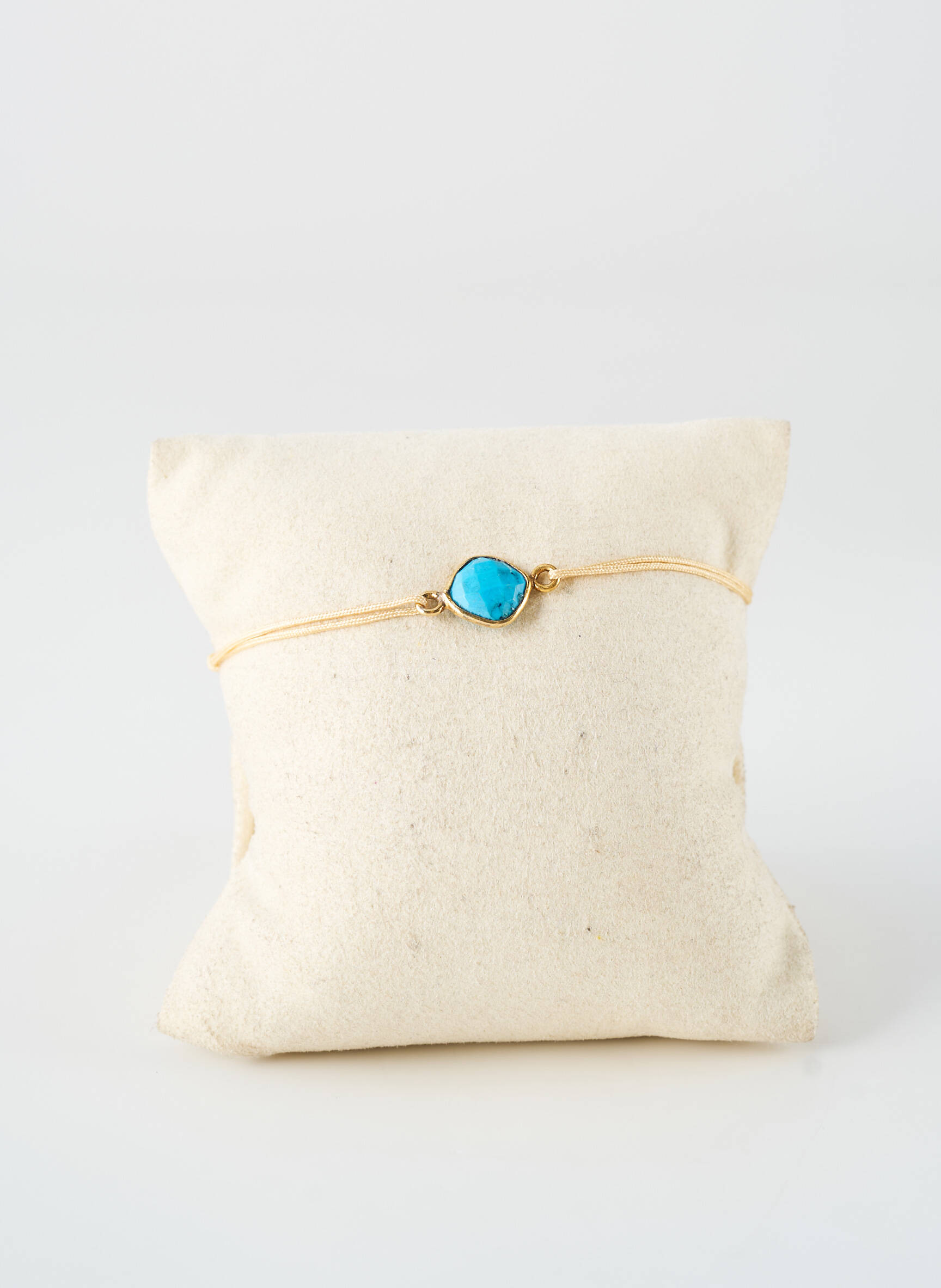 Bracelet fermeture avec liens bleu NILAI femme