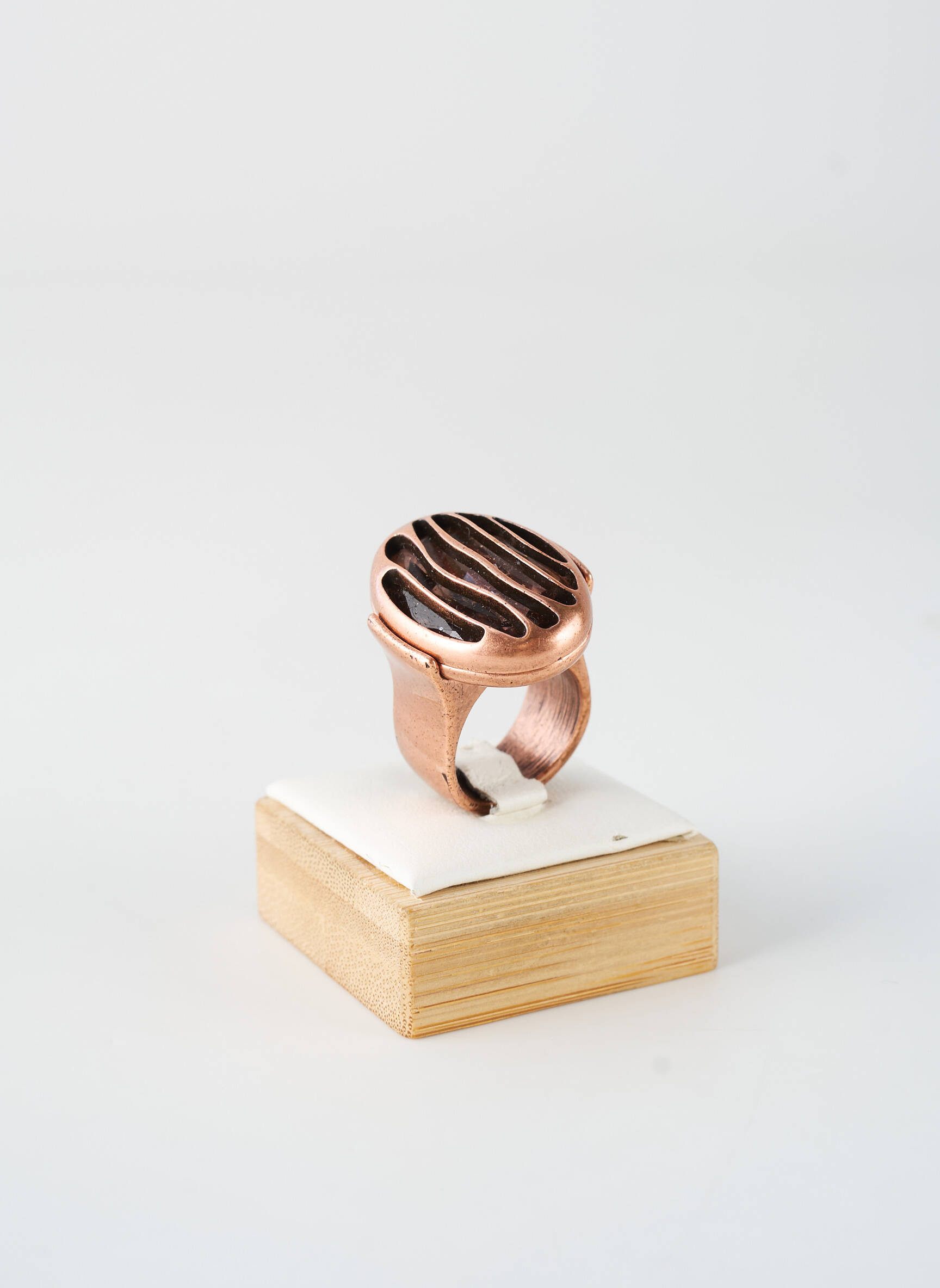 Bague matériaux métal rose KONPLOTT femme