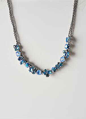 Collier matériaux métal bleu KONPLOTT femme