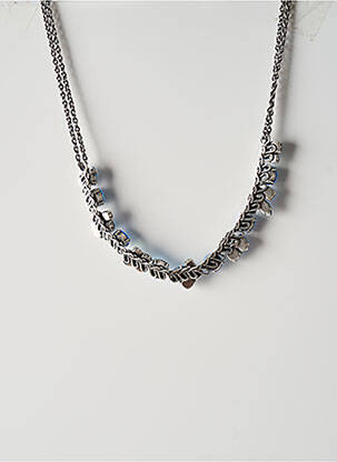 Collier matériaux métal bleu KONPLOTT femme