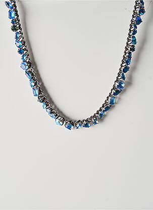 Collier matériaux métal bleu KONPLOTT femme