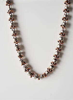 Collier matériaux métal argent KONPLOTT femme