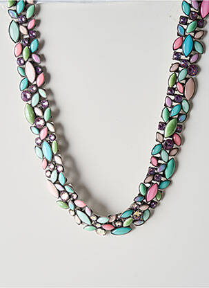 Collier matériaux métal bleu KONPLOTT femme