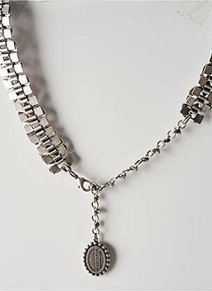 Collier matériaux métal bleu KONPLOTT femme
