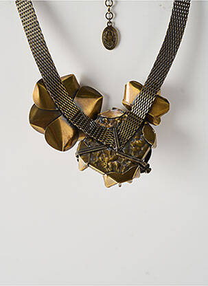 Collier ornement pierre bleu KONPLOTT femme