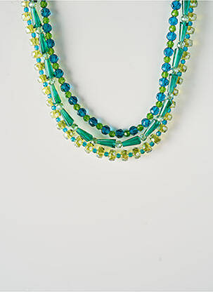 Collier ornement perles vert KONPLOTT femme