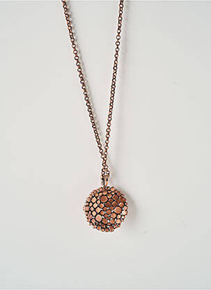 Collier matériaux métal rouge KONPLOTT femme