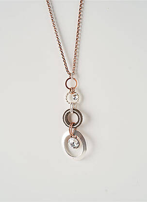Collier matériaux métal marron KONPLOTT femme