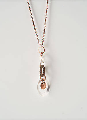 Collier matériaux métal marron KONPLOTT femme