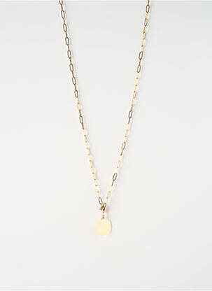 Collier ornement perles orange NILAI femme