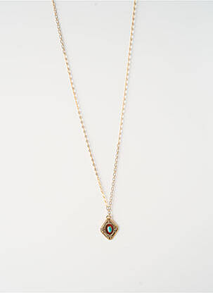 Collier fermeture fermoir mousqueton or NILAI femme