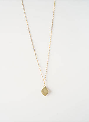 Collier fermeture fermoir mousqueton or NILAI femme