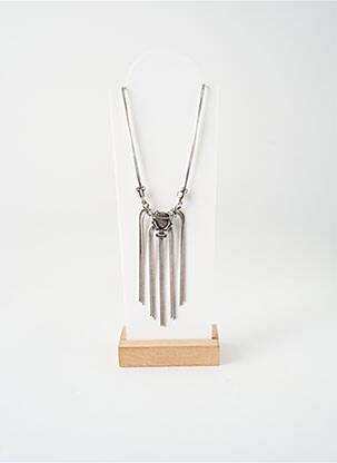Collier matériaux métal argent KONPLOTT femme