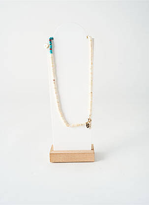 Collier ornement perles bleu NILAI femme