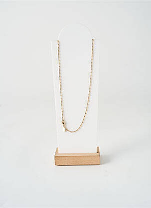 Collier ornement pierre or NILAI femme