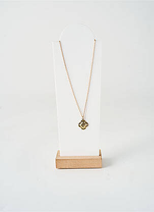 Collier fermeture fermoir mousqueton or NILAI femme