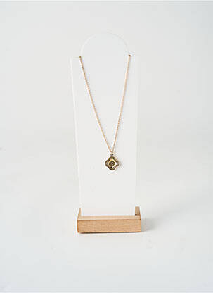 Collier fermeture fermoir mousqueton or NILAI femme