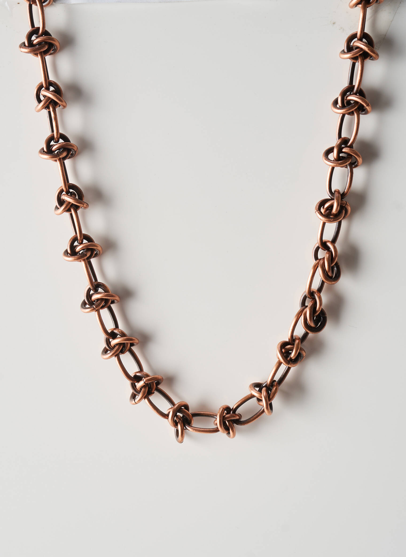 Collier matériaux métal marron KONPLOTT femme