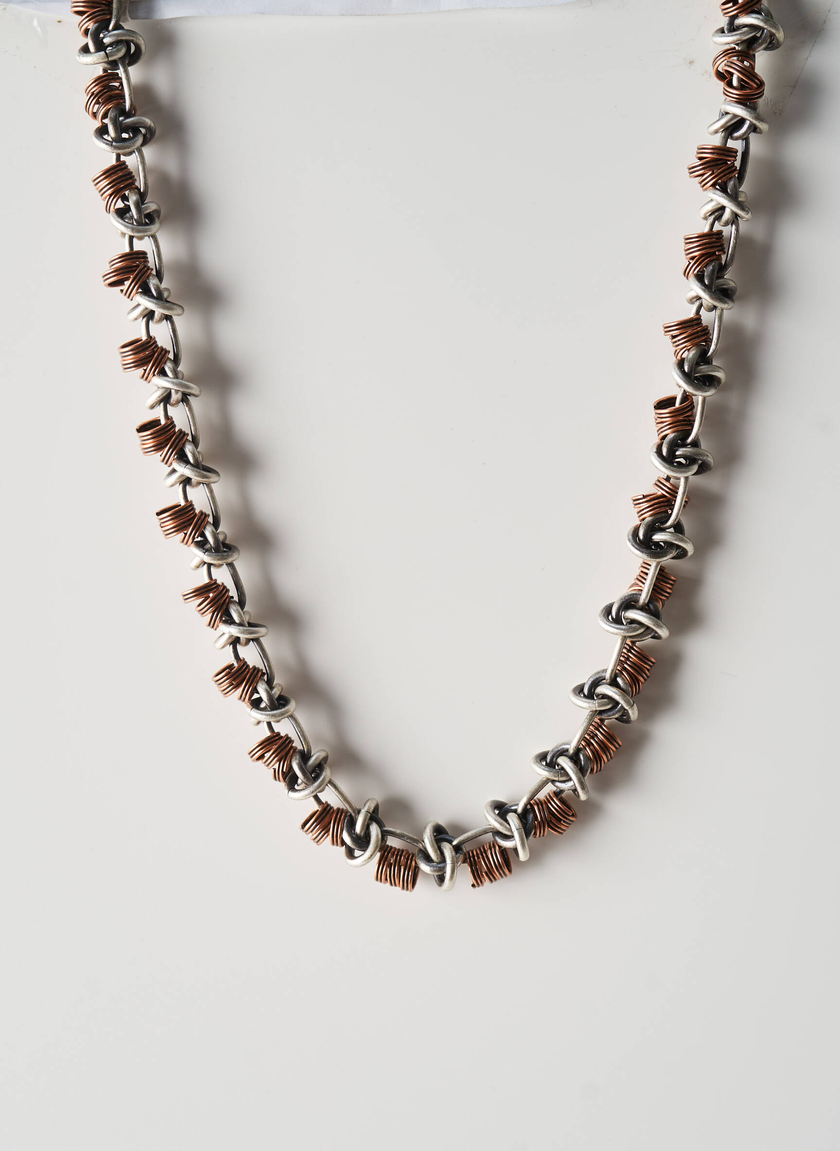 Collier matériaux métal argent KONPLOTT femme