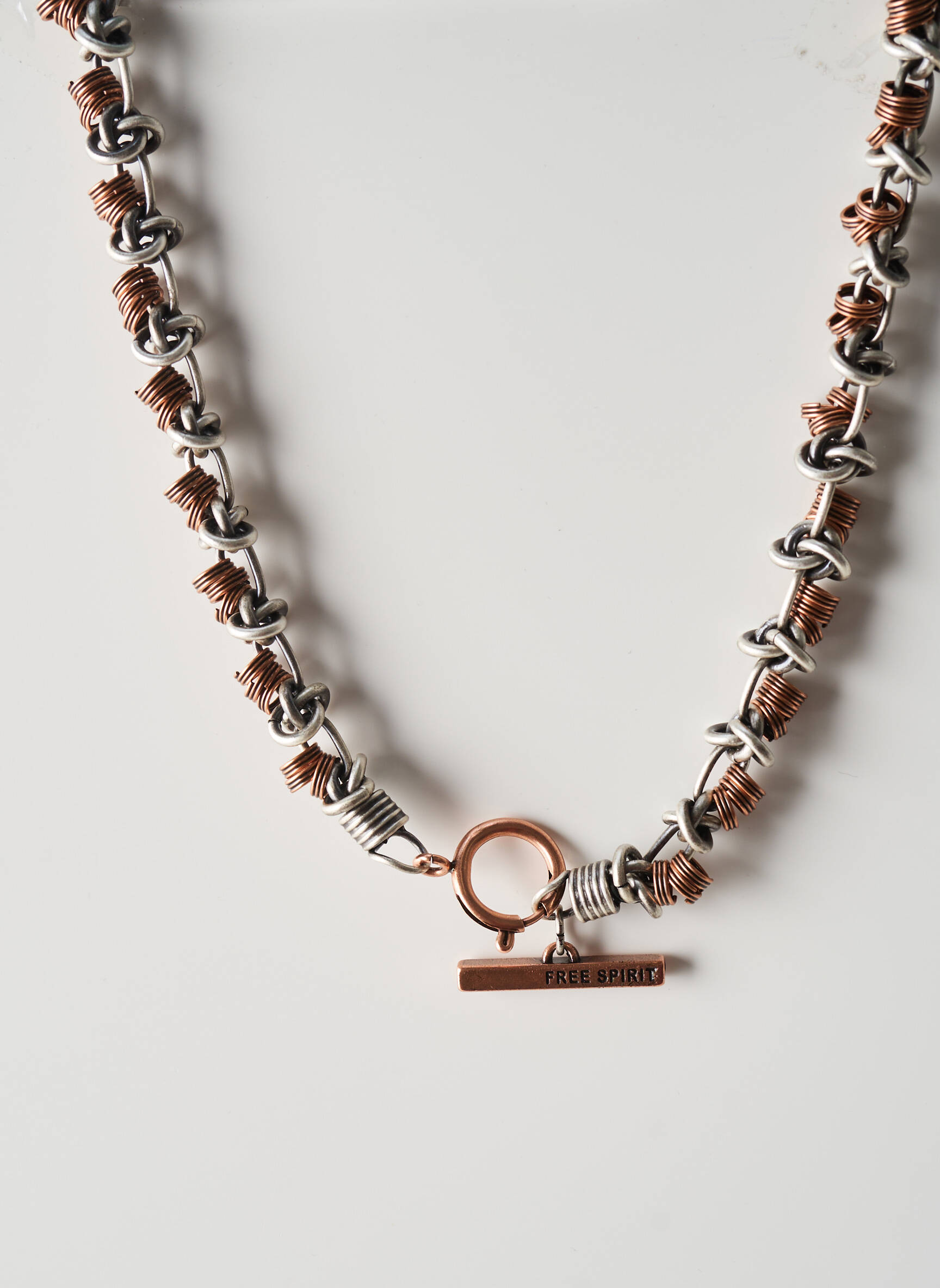 Collier matériaux métal argent KONPLOTT femme