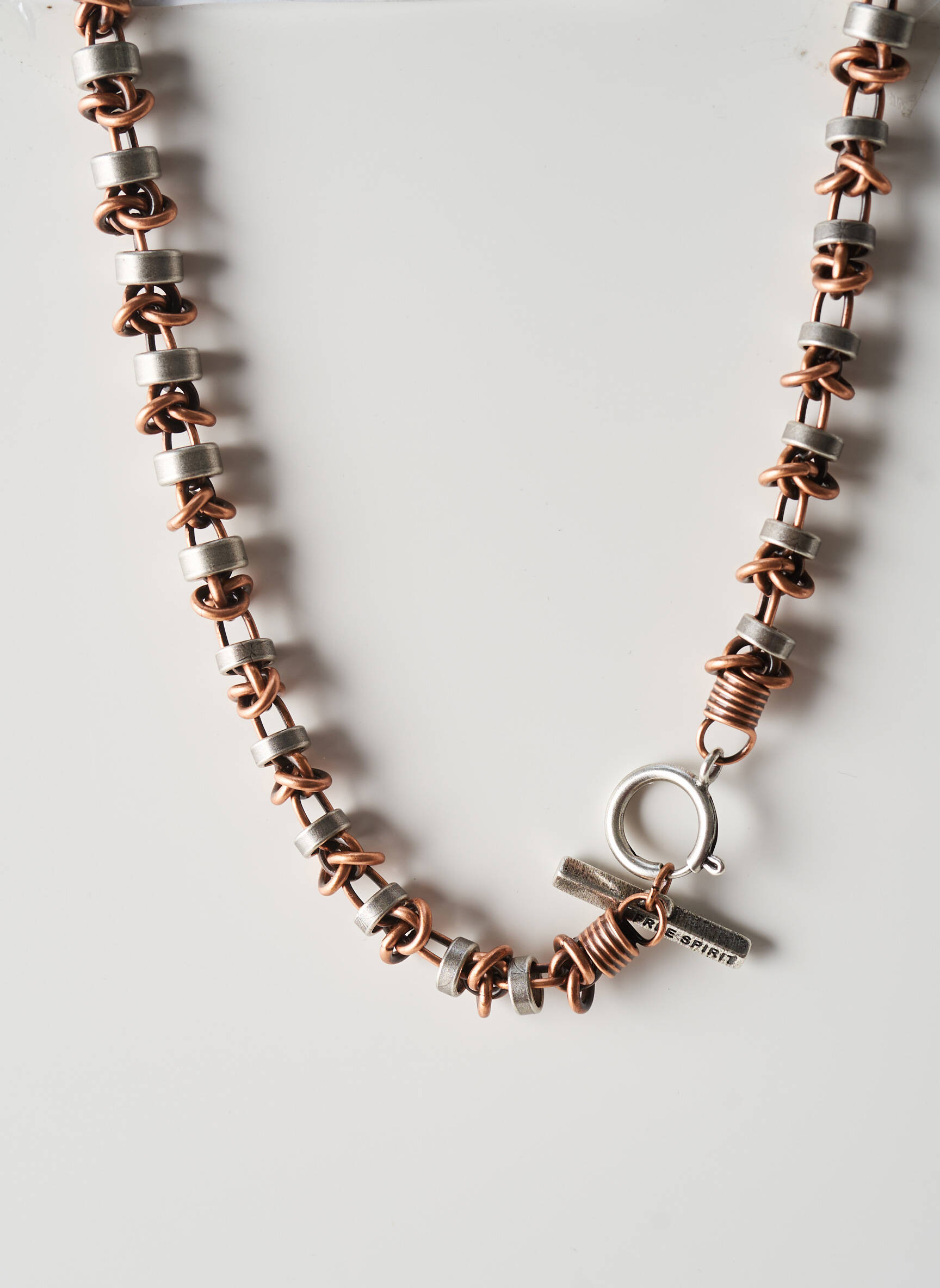Collier matériaux métal argent KONPLOTT femme