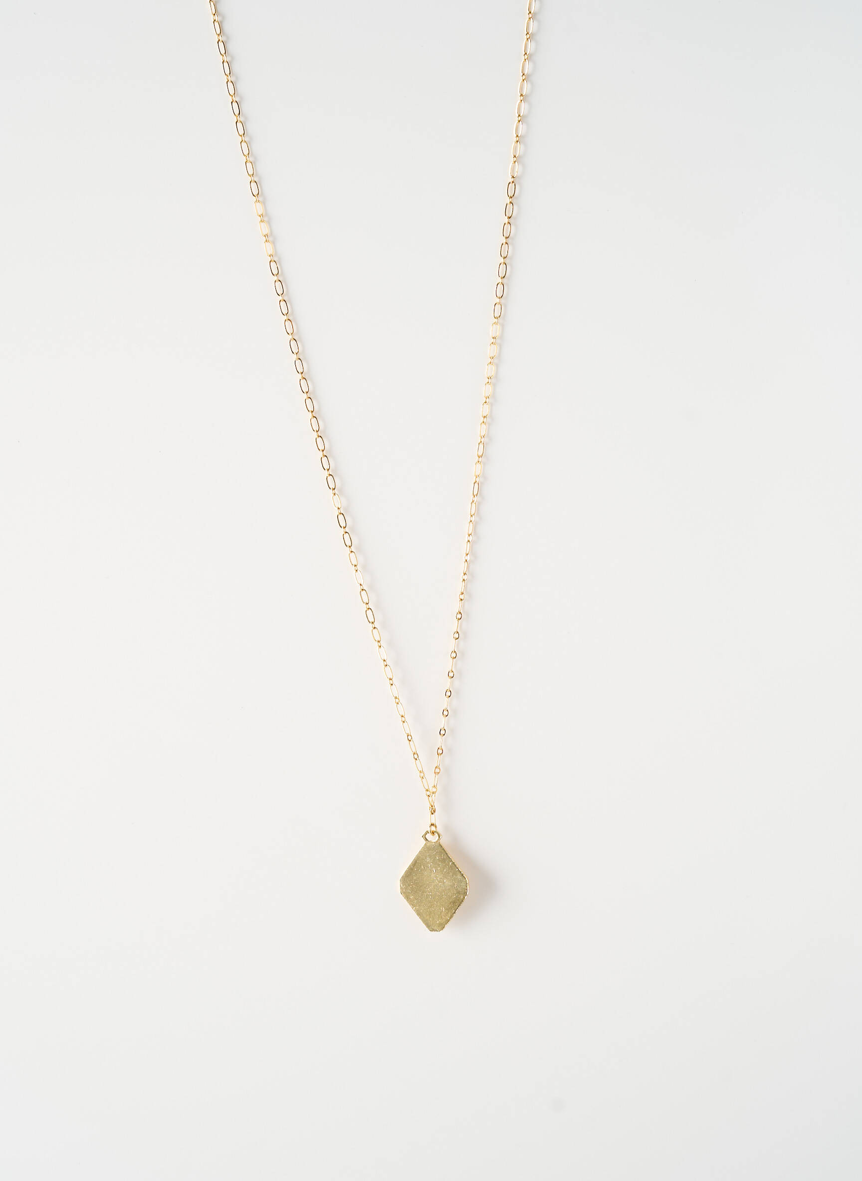 Collier fermeture fermoir mousqueton or NILAI femme