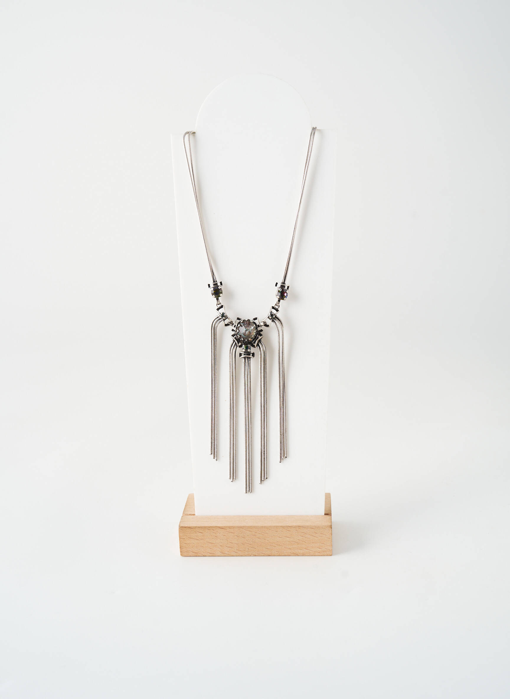 Collier matériaux métal argent KONPLOTT femme