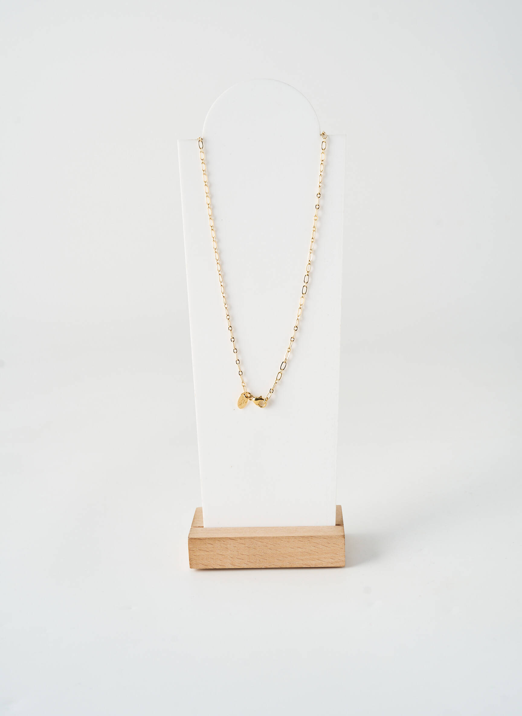 Collier ornement breloque / pampille or NILAI femme