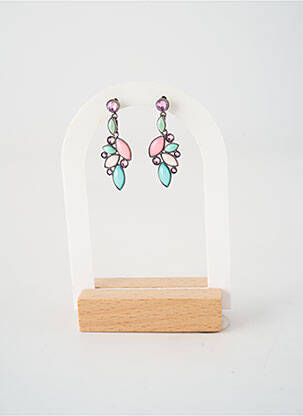 Boucles d’oreilles matériaux métal argent KONPLOTT femme