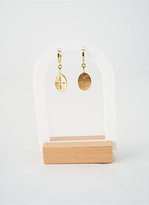Boucles d’oreilles  or NILAI femme