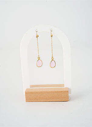Boucles d’oreilles  rose NILAI femme
