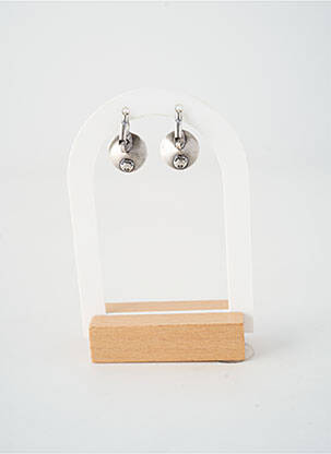 Boucles d’oreilles fermeture fermoir clips bleu KONPLOTT femme