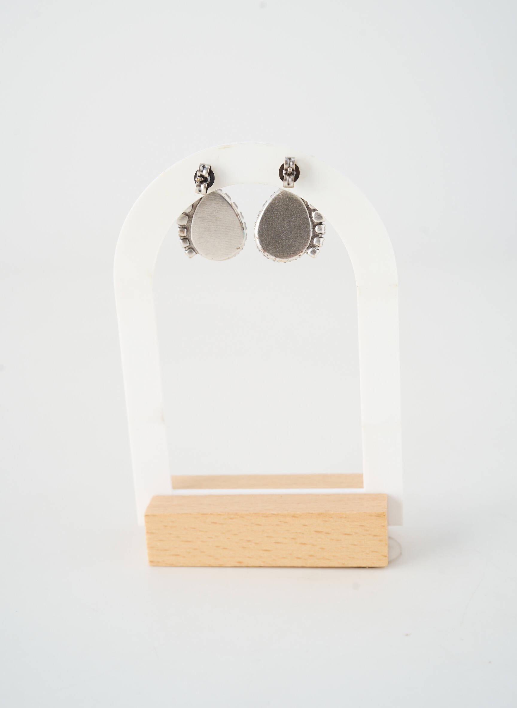 Boucles d’oreilles ornement pierre bleu KONPLOTT femme