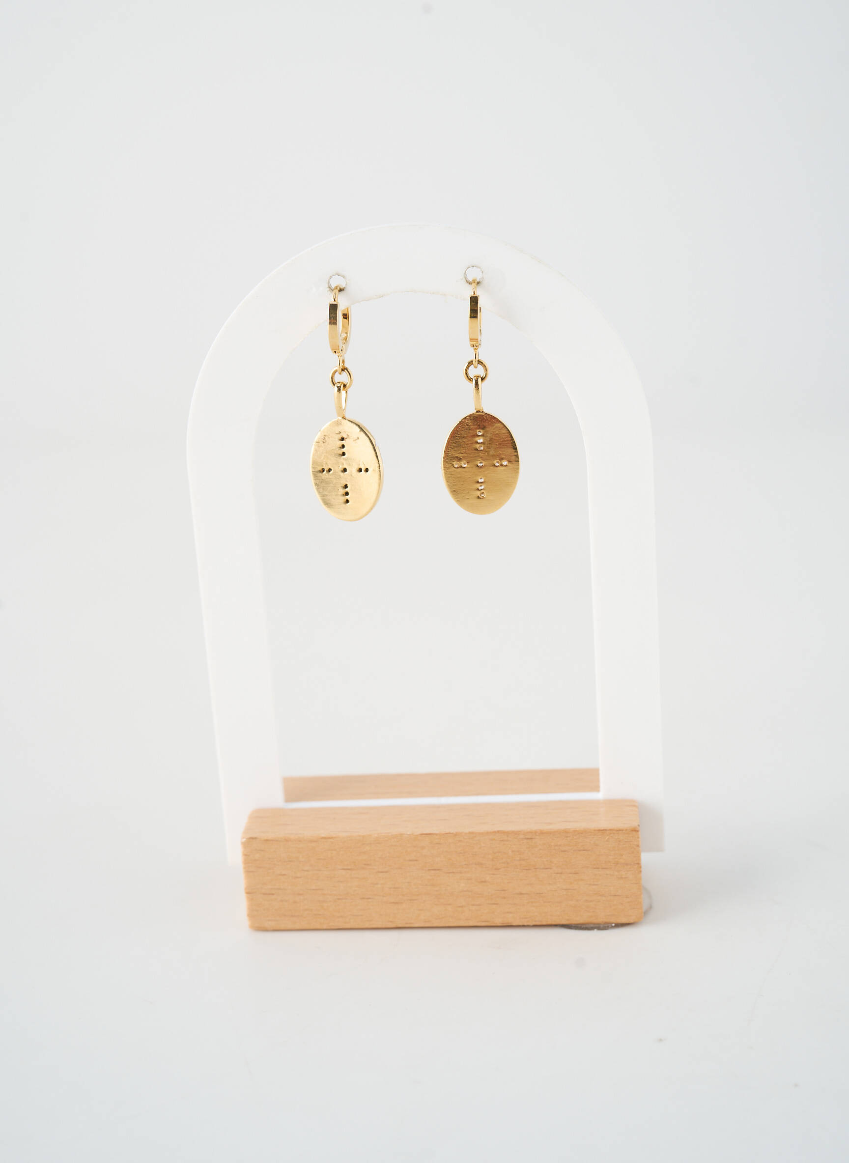 Boucles d’oreilles  or NILAI femme