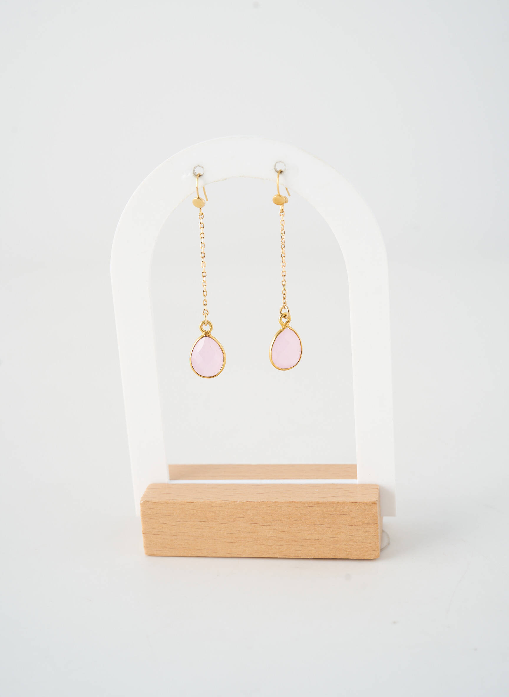 Boucles d’oreilles  rose NILAI femme