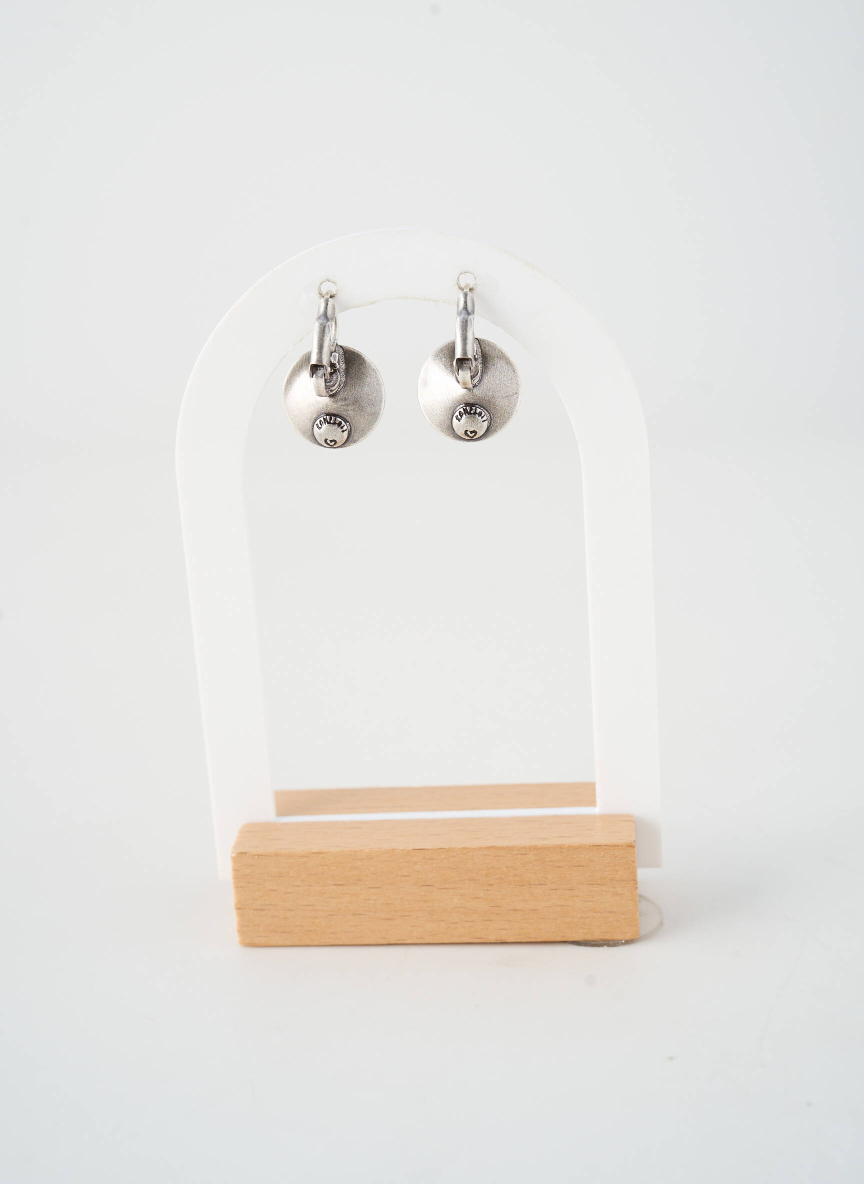 Boucles d’oreilles fermeture fermoir clips bleu KONPLOTT femme