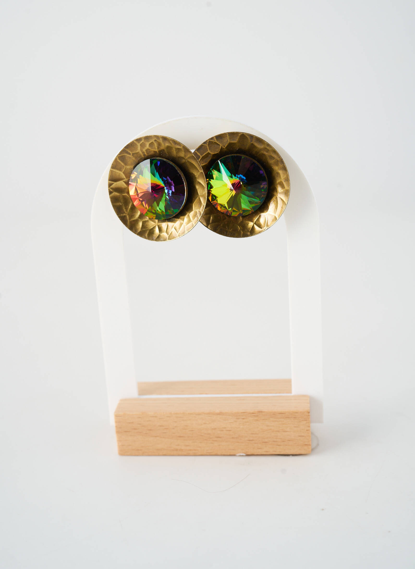 Boucles d’oreilles matériaux métal or KONPLOTT femme