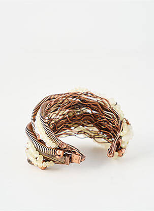 Bracelet manchette matériaux métal marron KONPLOTT femme
