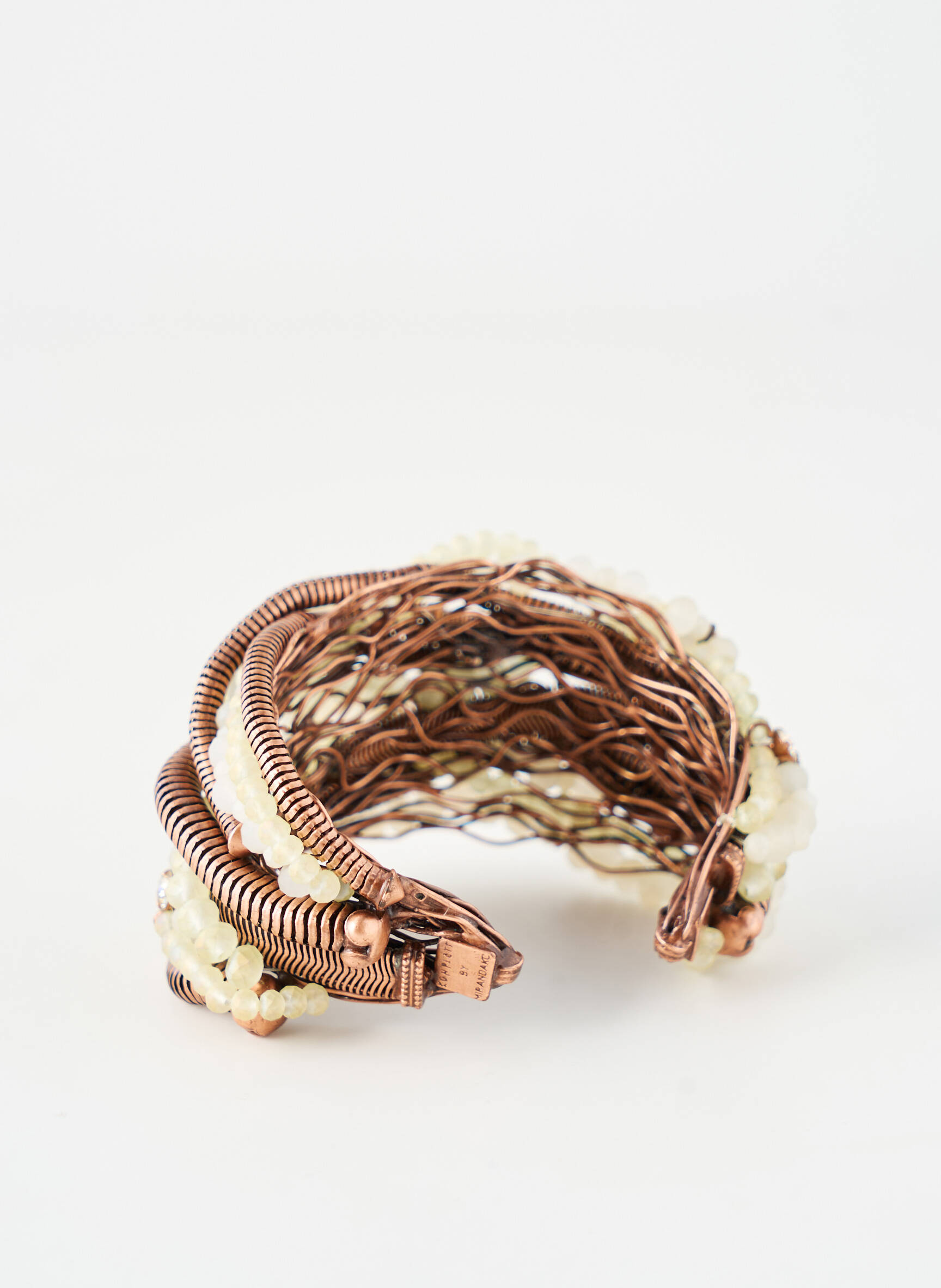 Bracelet manchette matériaux métal marron KONPLOTT femme