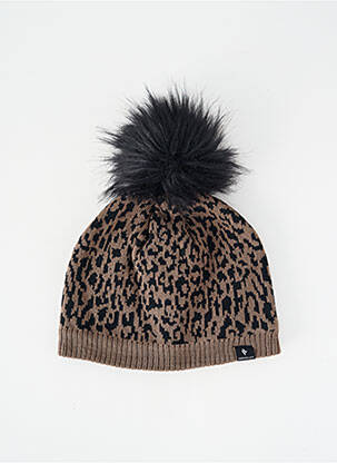 Bonnet stretch marron SUN VALLEY femme