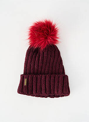 Bonnet stretch rouge BREKKA femme