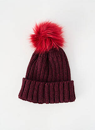 Bonnet stretch rouge BREKKA femme
