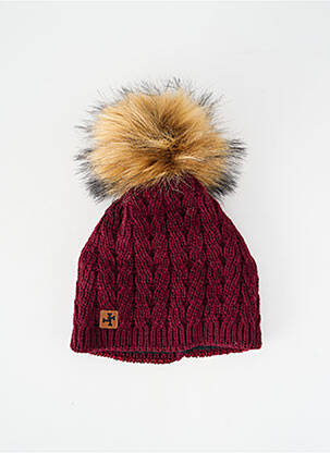 Bonnet stretch rouge HIGHLANDS CROSS femme