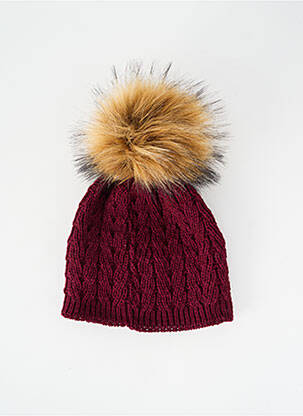 Bonnet stretch rouge HIGHLANDS CROSS femme