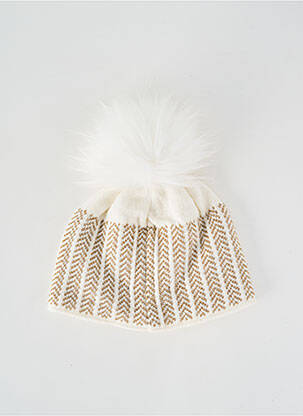 Bonnet stretch beige HIGHLANDS CROSS femme