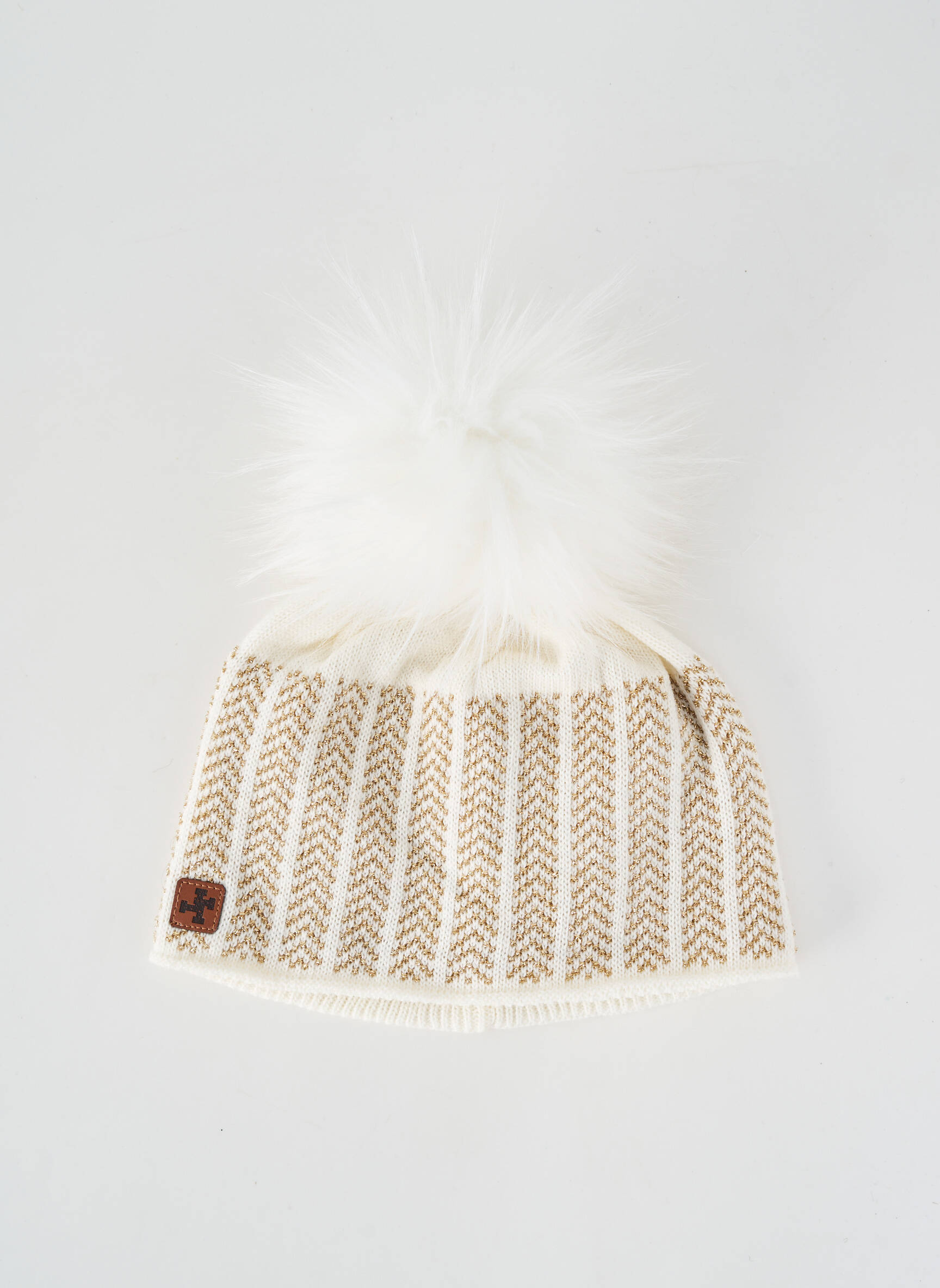 Bonnet stretch beige HIGHLANDS CROSS femme