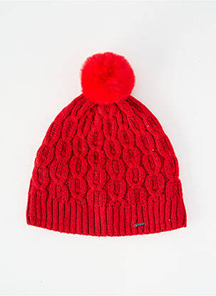 Bonnet stretch rouge LUTHA femme