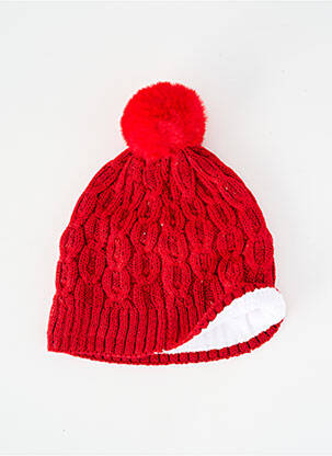 Bonnet stretch rouge LUTHA femme