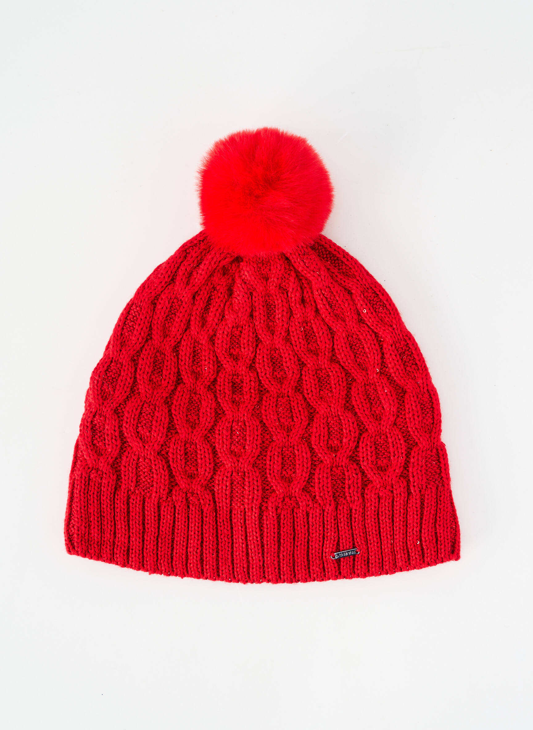 Bonnet stretch rouge LUTHA femme