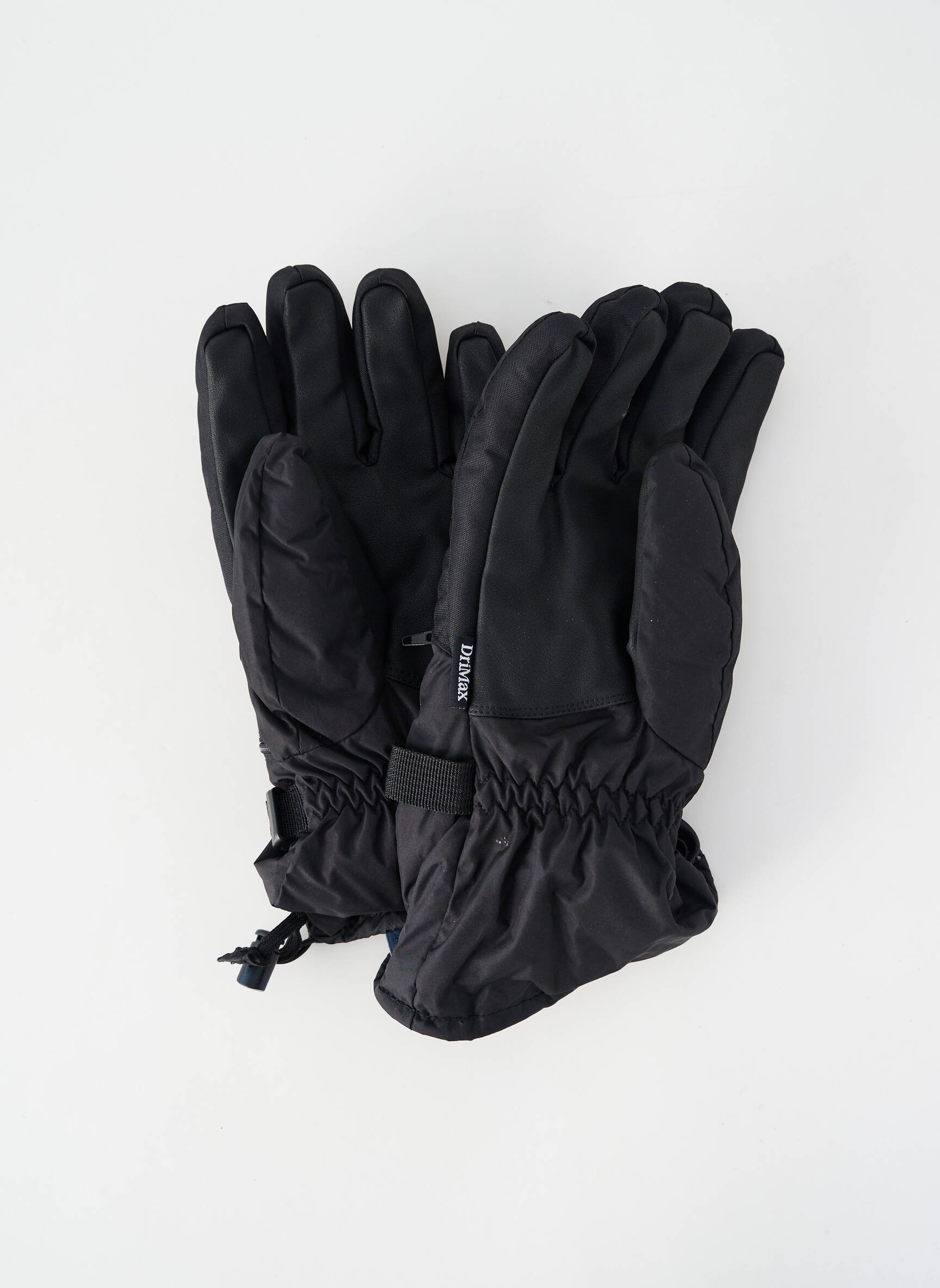 Gants effet matière satinée noir GORDINI homme
